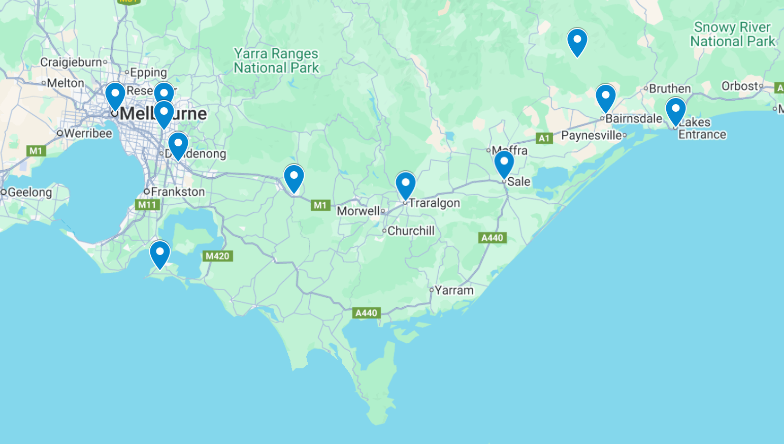 Our locations